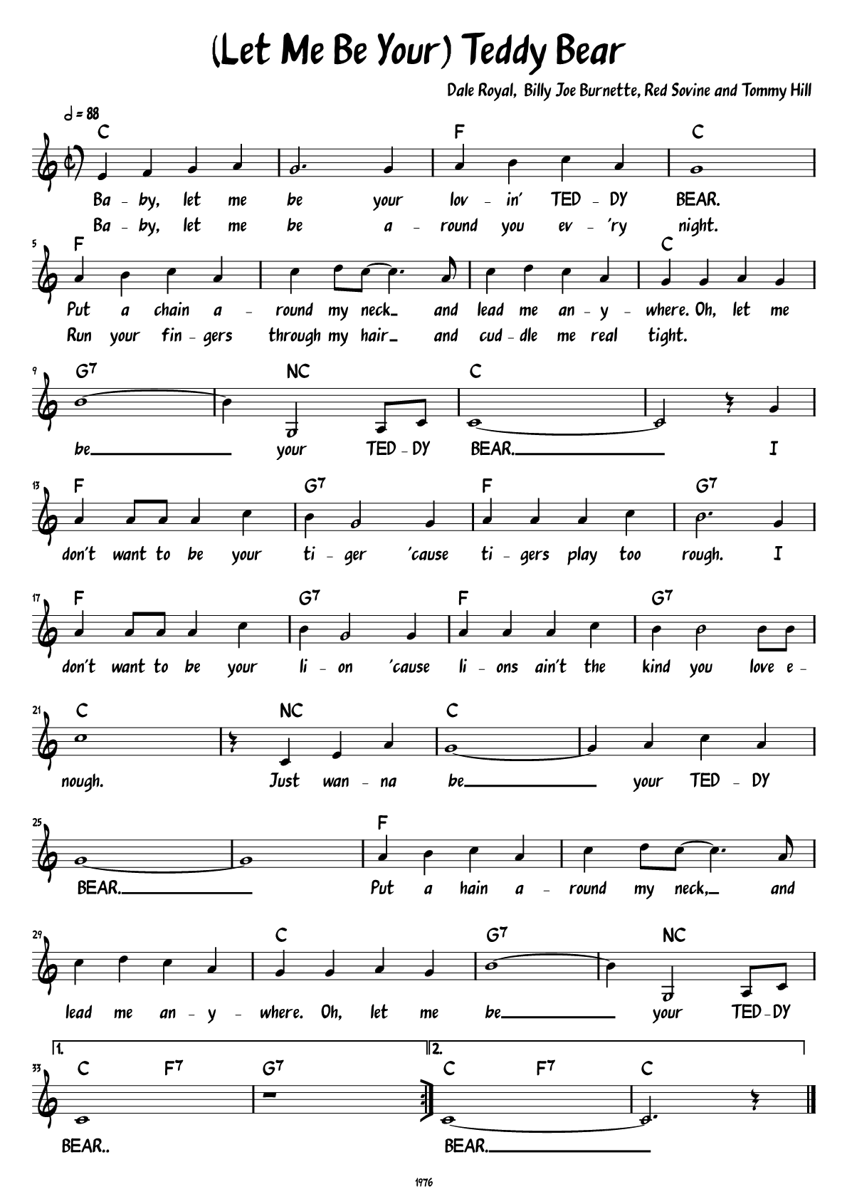 Sheet Music
